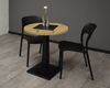 Bartisch rund Elanur 70 cm schwarz matt/asteiche 14583 Bild 2