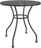 vidaXL Gartentisch Ø80x72 cm Streckmetall Anthrazit 317343 Bild 2