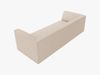 Micadoni Sofa Ruby 3-Sitzer Strukturierter Stoff Ottawa Beige Bild 3