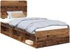 vidaXL Bettrahmen Altholz 90 x 200 cm Massives Kiefernholz 3412540 Bild 2