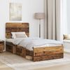 vidaXL Bettrahmen Altholz 90 x 200 cm Massives Kiefernholz 3412540 Bild 3