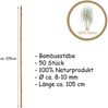 BigDean 50x Pflanzstab Bambusstab 105 cm x 8-10 mm Bambus Rankhilfe Pflanzstab Tonkinstab 100% Naturprodukt Pflanzstäbe Bambusstäbe Bambusstangen Bild 5