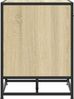 vidaXL Schuhbank Sonoma-Eiche 60x40x53,5 cm Holzwerkstoff und Metall 849220 Bild 5