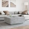 vidaXL Couchtisch mit Infinity-LED Betongrau 100x100x40 cm 3284045 Bild 4