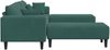 vidaXL Sofa 3 pcs Dunkelgrün 250 x 188 x 76 cm Samt 3335174 Bild 5