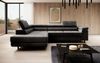 Designer Sofa Costa mit Schlaf - und Klappfunktion Anthrazit Links Bild 2