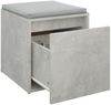 vidaXL Schubladenbox Betongrau 40,5x40x40 cm Holzwerkstoff 808778 Bild 5
