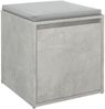 vidaXL Schubladenbox Betongrau 40,5x40x40 cm Holzwerkstoff 808778 Bild 4