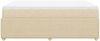 vidaXL Boxspringbett mit Matratze Creme 160x200 cm Stoff 3285586 Bild 5
