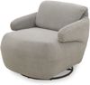 DOMO. collection Sessel 700015, Polstersessel, gepolsterte Rückenlehne, Rückenfunktion, Drehfunktion, Wippfunktion, Cocktailsessel, Loungesessel, 68 x 88 x 67 (BxTxH), grau Bild 3