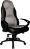 Topstar Speed Chair, Chefsessel, Bürostuhl, Schreibtischstuhl, inkl. Armlehnen, Kunstleder/Mikrofaser, schwarz/grau Bild 4