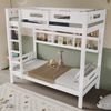 Etagenbett mit 2 Liegeflächen und Regal (90x200 cm) Kinderbett mit Rausfallschutz, Jugendbett, Kiefer Bild 3