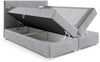 Boxspringbett Schlafzimmerbett CAPRICE 160x200cm Goldgelb inkl. Ambiente-LED Bild 2