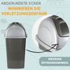 GarPet Mülltrennsystem 2er Set Mülleimer Schwingdeckel Mülleimer Küche 60l Mülltrenner Abfall Bild 5