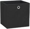 vidaXL Aufbewahrungsboxen 4 Stk. Vliesstoff 28x28x28 cm Schwarz 325187 Bild 2