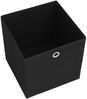 vidaXL Aufbewahrungsboxen 4 Stk. Vliesstoff 28x28x28 cm Schwarz 325187 Bild 5
