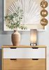 Dimmbare Tischleuchte Jasmin 2er Set grau Bild 2