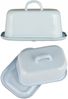 Ib Laursen - Butterdose Butterglocke Butterschale Emaille Hellblau 0411-26 Bild 1