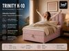 Best for Home Boxspringbett mit Bettkasten Trinity K-10 SINGLE Bonell-Matratze inkl. 7 cm Topper (Einzelbett, Polsterbett mit gepolstertes Kopfteil, Jugendbett, Kinderbett versch. Größen, 70x200 80x200 90x200 100x200 cm), Handwerksqualität, TOP Preis-L... Bild 4