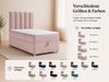 Best for Home Boxspringbett mit Bettkasten Trinity K-10 SINGLE Bonell-Matratze inkl. 7 cm Topper (Einzelbett, Polsterbett mit gepolstertes Kopfteil, Jugendbett, Kinderbett versch. Größen, 70x200 80x200 90x200 100x200 cm), Handwerksqualität, TOP Preis-L... Bild 3