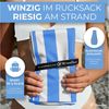 NirvanaShape Strandtuch Reise Handtuch Strandtuch XXL - Strandhandtuch, Mikrofaser Badetuch Bild 4