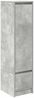 Highboard, BuffetSchrank, Büroschrank Betongrau 29,5x34x119,5 cm Holzwerkstoff Bild 2