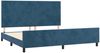 Bettgestell mit Kopfteil Samt Dunkelblau 200x200 cm Bild 4