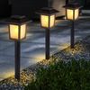 3er Set LED Solarlampen, Laternen Design, Feuereffekt, H 37 cm Bild 5