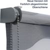 Sekey Doppelrollo Wellen Klemmfix ohne Bohren 90x130cm, Wellen Dunkelgrau Bild 4