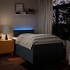 vidaXL Boxspringbett mit Matratze Blau 120x200 cm Stoff 3289341 Bild 5
