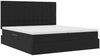 vidaXL Aufbewahrungsbett mit Kopfteil Schwarz 180 x 200 cm Samt 3372271 Bild 5