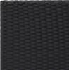 vidaXL Beistelltisch Schwarz 55x45x49 cm Poly Rattan 319404 Bild 2