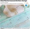 Duschvorhang 180x200cm Schale Antischimmel Textil Wasserabweisend Badezimmer Bild 2