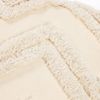 HOME DELUXE Getufteter Kissenbezug JARA Zickzack mit Kissenfüllung - Creme Bild 4