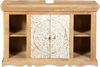 Waschbeckenunterschrank 107x68cm 'Tibet' Mango natur & weiß antik Bild 3