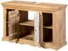 Waschbeckenunterschrank 107x68cm 'Tibet' Mango natur & weiß antik Bild 2