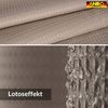 ANRO Duschvorhang WAFFEL Anti-Schimmel Waffel Hochwertig Badezimmervorhang Wasserperlend Breite 180 cm (Packung, 1-tlg, Duschvorhang inkl. Aufhängeringe), robuster Vorhang Stangenaufhängung 180x200 cm Spa Design Beige Bild 4