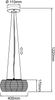 BRILLIANT Lampe Relax Pendelleuchte 40cm bronze/chrom | 2x A60, E27, 30W, g.f. Normallampen n. ent. | In der Höhe einstellbar / Kabel kürzbar | Für LED-Leuchtmittel geeignet Bild 3