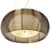 BRILLIANT Lampe Relax Pendelleuchte 40cm bronze/chrom | 2x A60, E27, 30W, g.f. Normallampen n. ent. | In der Höhe einstellbar / Kabel kürzbar | Für LED-Leuchtmittel geeignet Bild 2