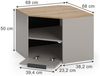 Lowboard Wido Greige 68 x 50 cm Vicco Bild 2