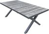 Gartentisch INGER - Aluminium, Dunkelgrau, 202x100x75cm | Terrassentisch Wetterfest Outdoor Tisch Bild 3