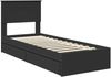 vidaXL Aufbewahrungsbett Schwarz 75 x 190 cm Holzwerkstoff 3410848 Bild 4