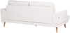 Sofa 3-Sitzer KILDAL Stoff Hellbeige Bild 5