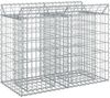 vidaXL Gabionen-Hochbeet Silber 42033303 Bild 2