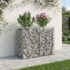 vidaXL Gabionen-Hochbeet Silber 42033303 Bild 4