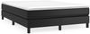 Boxspringbett mit Matratze, ohne Kopfteil, Schwarz 140 x 200 x 25 cm Kunstleder Bild 2