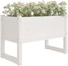 vidaXL Pflanzkübel Weiß 78 x 40 x 52 cm Massivholz Kiefer 822118 Bild 3