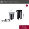 Paulmann 94845 LED Bodeneinbauleuchte Smart Home Zigbee Floor rund Eisen IP67 RGBW Bild 5