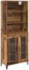 vidaXL Highboard Altholz 69,5 x 34 x 180 cm Holzwerkstoff 3415728 Bild 2