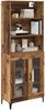 vidaXL Highboard Altholz 69,5 x 34 x 180 cm Holzwerkstoff 3415728 Bild 3